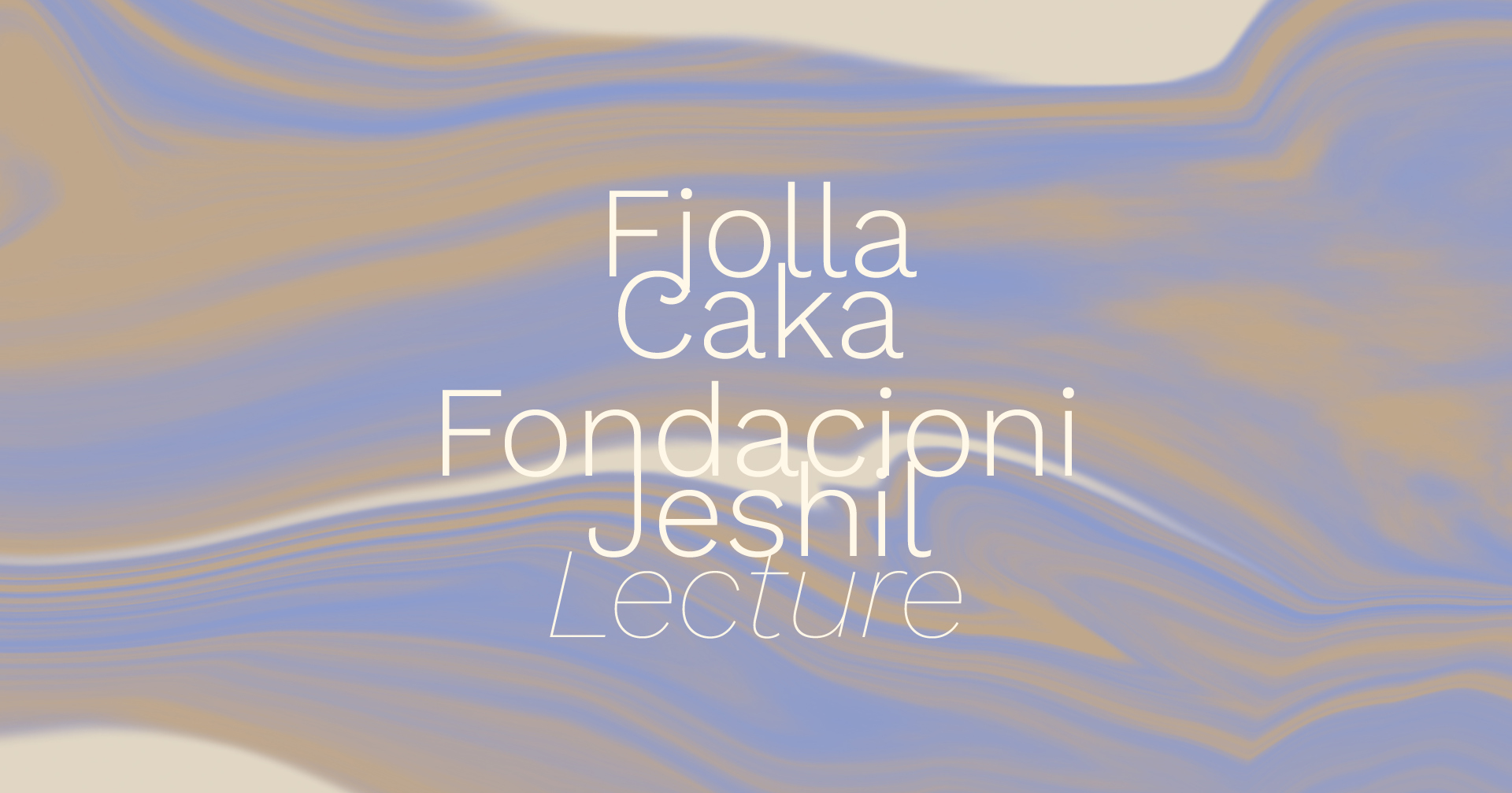 Presentation: Fjollë Caka and Xhevdet Gegollaj